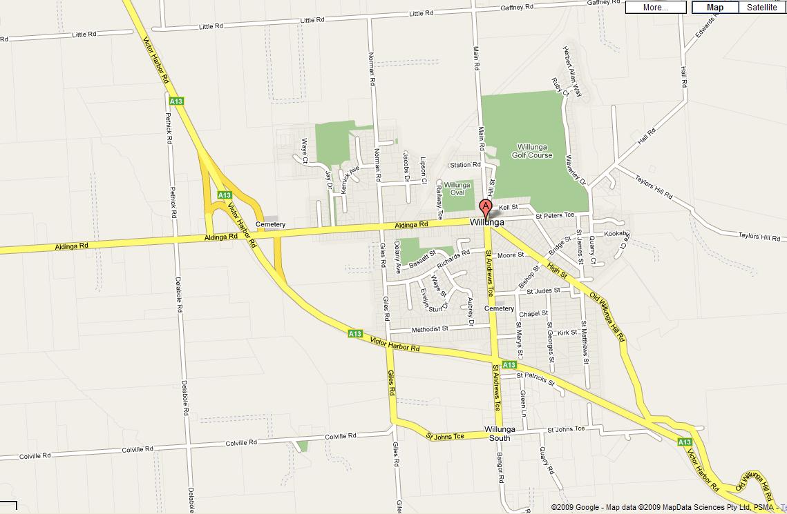 Click to Willunga Map